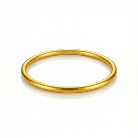 簡約古法金空心手環