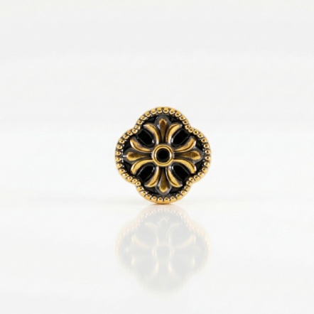 黑影金復古十字串珠