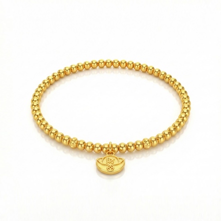 元寶古法金手鍊