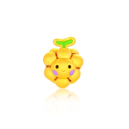 甜蜜葡萄3D硬金串珠