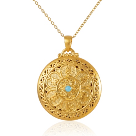 八寶羅盤5D琺瑯墜