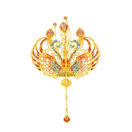 花鈿鳳凰金釵