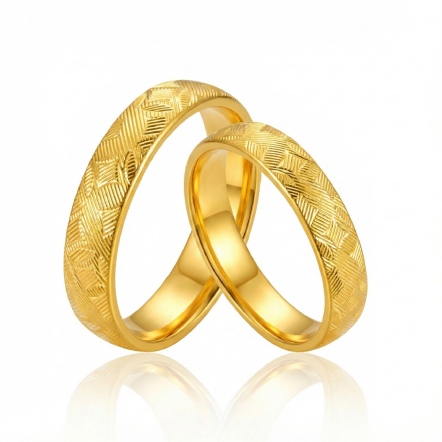 古錢雲錦金(男戒)