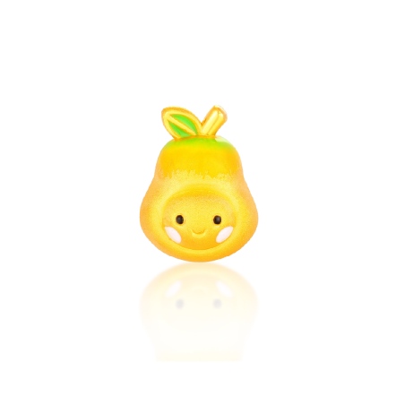 清新梨子3D硬金串珠