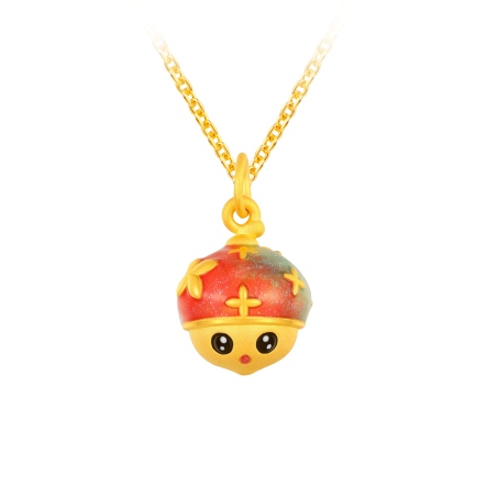 榛可愛3D硬金墜子