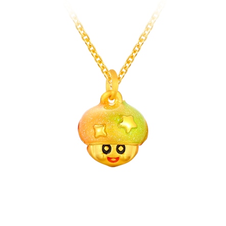 榛俏皮3D硬金墜子