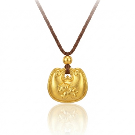 馬上有錢古法金項鍊