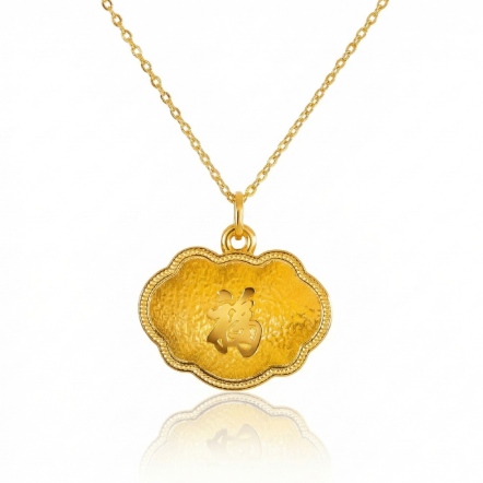 福字5D硬金小兒胖鎖