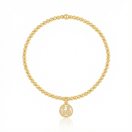 福字古法金手鍊