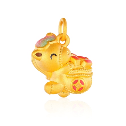 福袋馬3D硬金墜