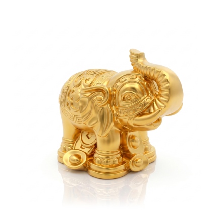 吉祥福祿太平有象古法金擺件