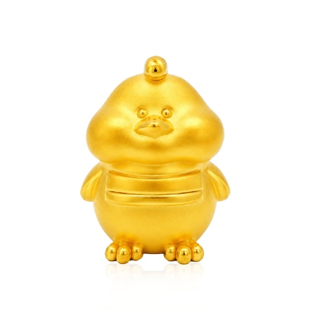金雞納福3D硬金擺件