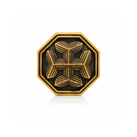 曜黑金徽5D黑影金串珠