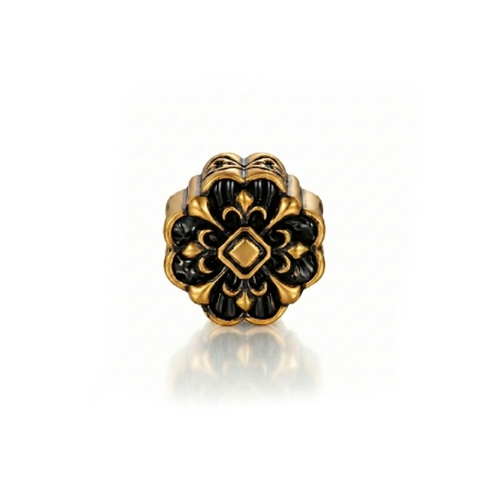 葵心映日黑影金串珠